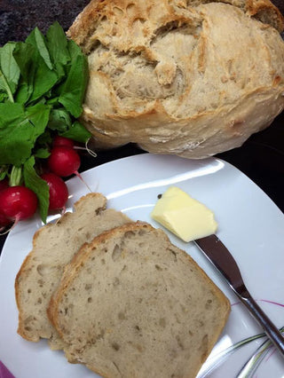 Topfen-Buttermilch-Sauerteig-Brot